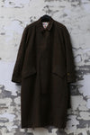 AVIVA JIFEI XUE Oversized long coat with detachable vest AJX-FW22-OLC-BR-SHENZONG Dark Brown FW22-OLC-BR